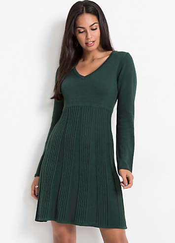 Knitted Smock Dress by bonprix Look Again