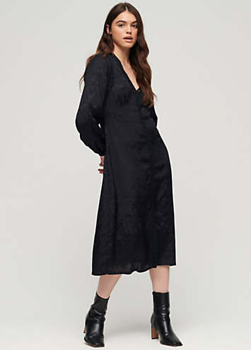 Lace Trim Midi Dress by Superdry