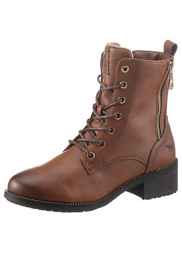 lace up brown ankle boots womens