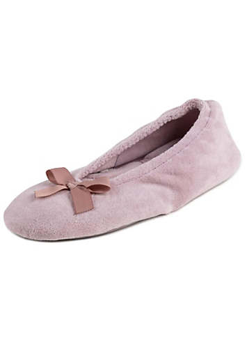 Isotoner women's terry online ballerina