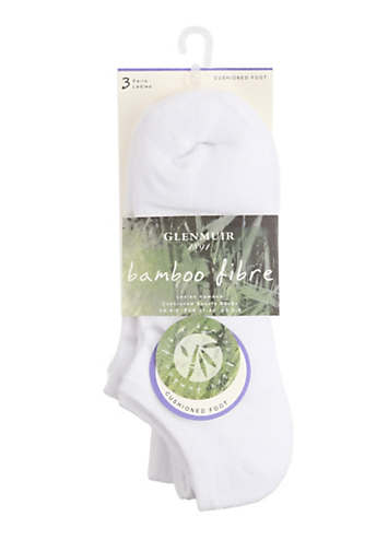 Glenmuir Ladies Multi Pack of 3 Socks