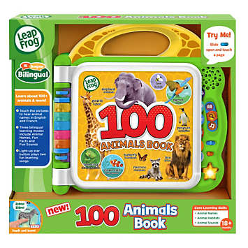 Learning Friends 100 Animals Interactive Book by Leapfrog | Look Again