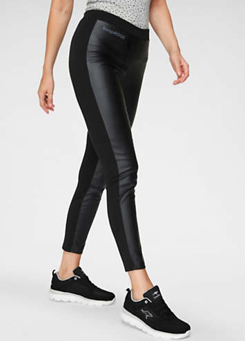 next leather look pants