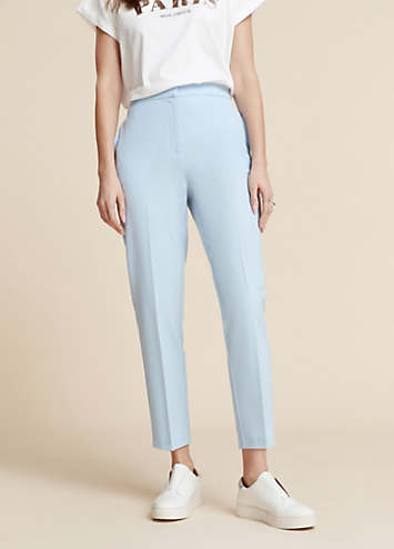 Order slim leg ankle grazer trousers