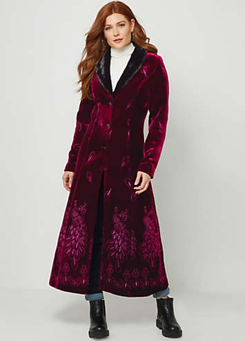 joe browns velvet coat