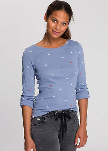 Looking Again Long Sleeve Top by KangaROOS | Look Again