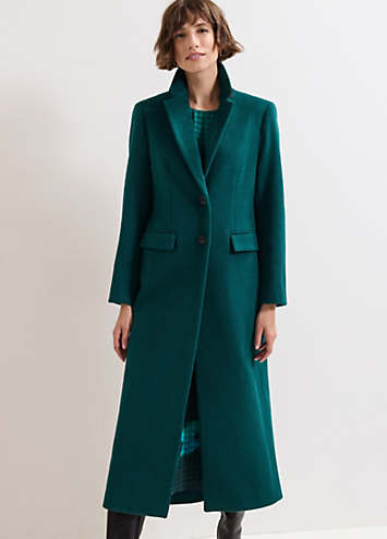 Look Again Lydia Long Wool Coat by Phase Eight | Look Again