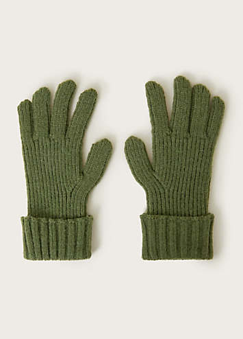 Maddy Chunky Knit Gloves by Monsoon | Look Again