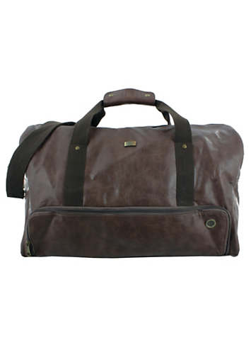 faux leather holdall