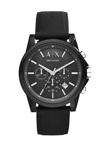 Armani exchange 2025 watch men's black