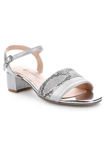 Rosalie Metallic Snake Sandal