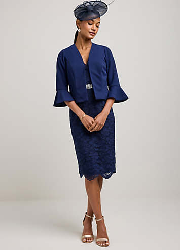 navy blue dress with jacket 5 casual navy dress outfit ideas