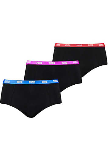 Pack of 3 Mini Briefs by Puma