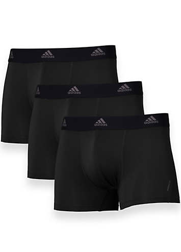 Pack of 3 Retro Active Micro Flex Eco Boxer Shorts by adidas