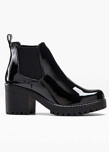 Patent Chelsea Boots by bonprix Look Again