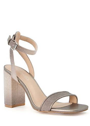 Head over shop heels silver sandals