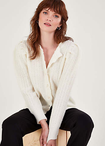 Puff Sleeve Cardigan by Monsoon Look Again