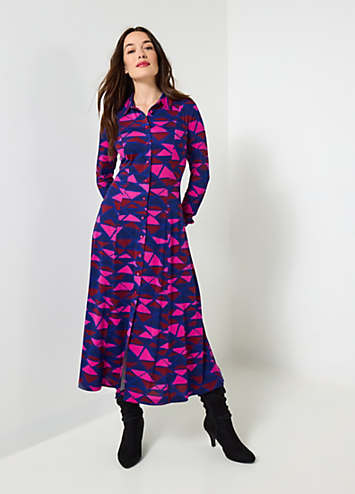 Shirt dress Retro style main image 1