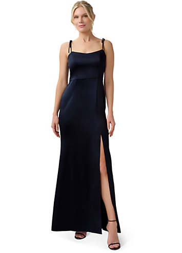 Satin Crepe Gown by Adrianna Papell Look Again