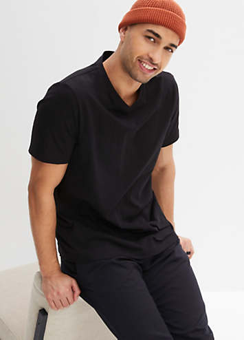 Seamless V-Neck T-Shirt by bonprix | Look Again