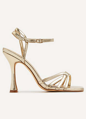 Linzi store gold heels