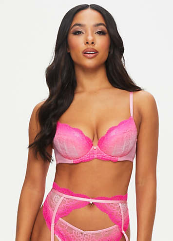 Sexy Lace Planet Underwired Padded Plunge Bra by Ann Summers