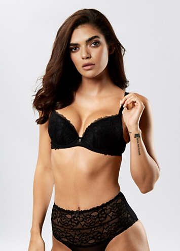 Sexy Lace Underwired Push Up Plunge Bra by Ann Summers