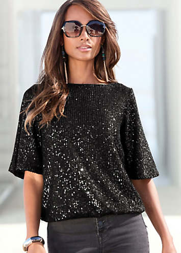 Next sequin tops best sale