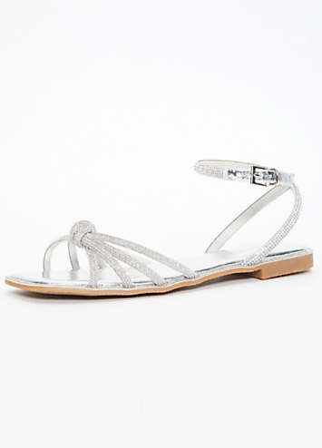 Quiz flat sale sandals