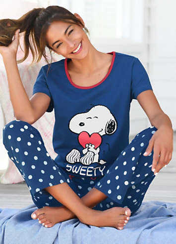 Snoopy Print Pyjamas by Peanuts | Look Again