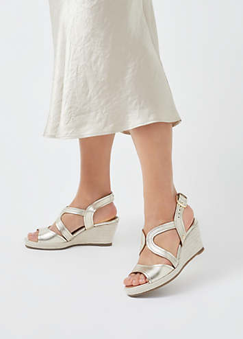 Midi hot sale wedge sandals