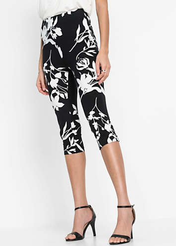 floral print capri pants