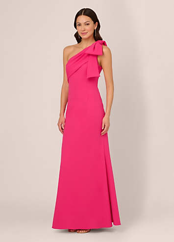 Stretch Crepe Maxi Dress by Adrianna Papell Look Again