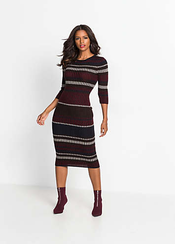 Knitted Dress by bonprix