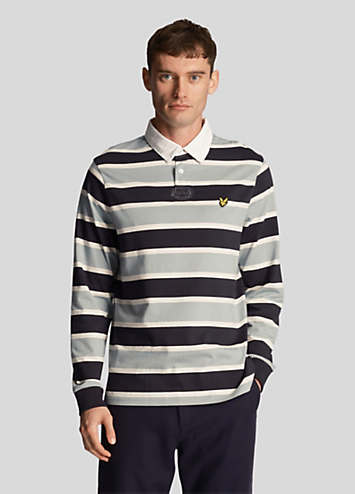 Stripe Rugby Shirt by Lyle & Scott | Look Again
