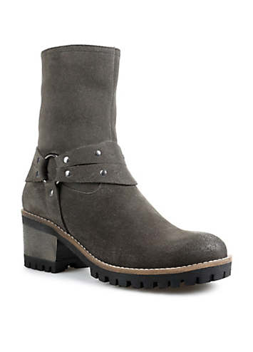 Suede Biker Boots by Kaleidoscope | Look Again