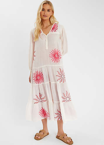 Rezie Embroidered Long Slv Dress main image 1
