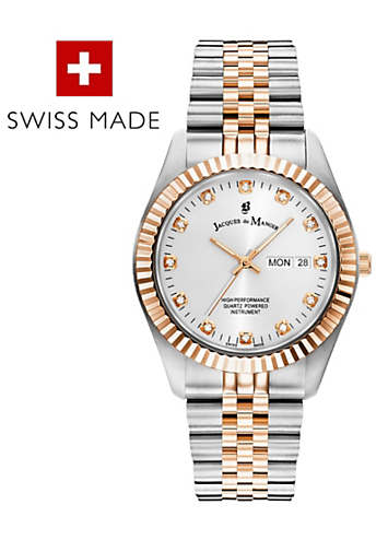 Rose gold swiss on sale watch