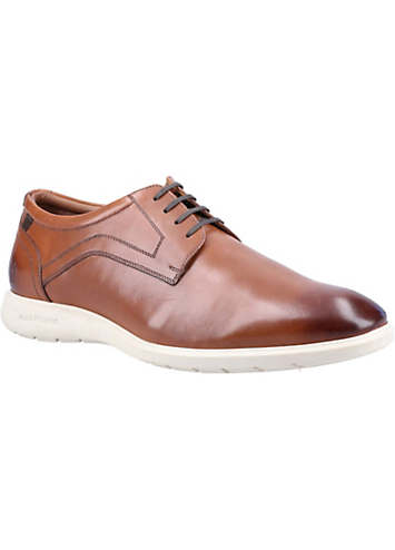 Tan Amos Lace-Up Shoes by Hush Puppies | Look Again