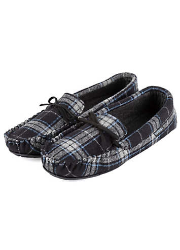 totes tartan slippers