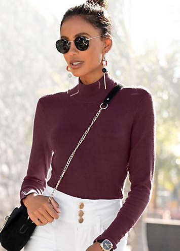 Long sleeve clearance turtleneck sweater