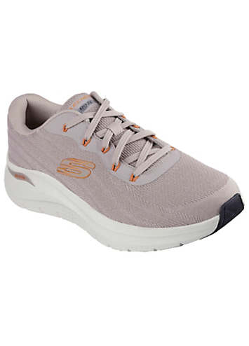 Wide Fit Arch Fit 2.0 Arch Fit Engineered Circular Knit Lace Up Trainers by Skechers Look Again