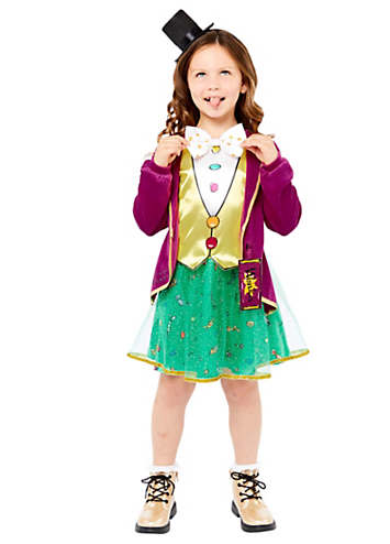 Willy Wonka Girls Fancy Dress Costume by Roald Dahl | Look Again