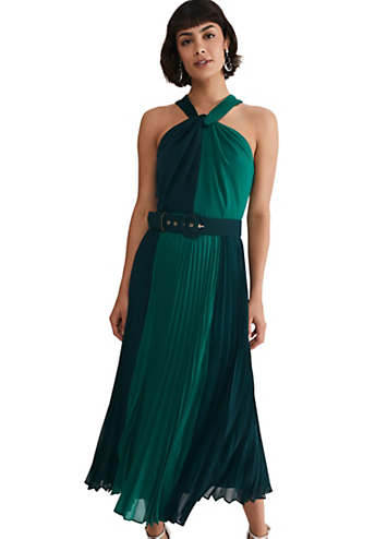 Xenia Pleated Midi Dress by Phase Eight | Look Again