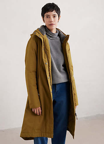 Yellow Janelle Waterproof Raincoat by Seasalt Cornwall Look Again