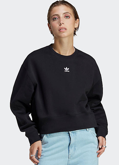 Adidas Womens Adidas Crop Pullover Adidas Originals 'Adicolor