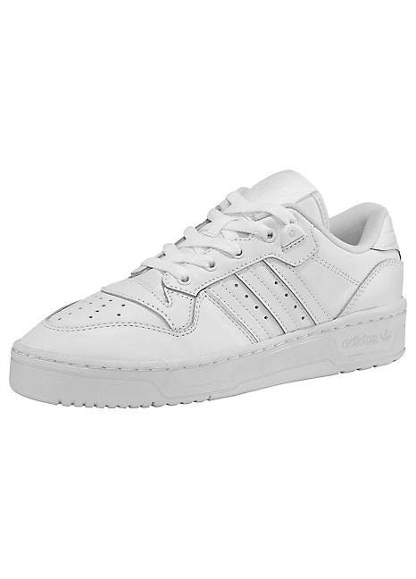 adidas originals rivalry low trainers in triple white