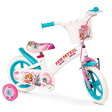 Bicicletta Bambini Paw Patrol 12" - Unisex, Ruote Da Allenamento, Sella Regolabile, Rosso - Foto 7