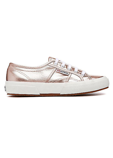 superga rose gold trainers