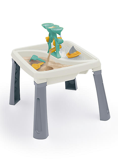 3-in-1 Sand, Water and Creativity Table White by Dolu Look Again